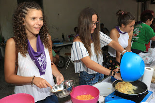 Concurso de tortilla en las fiestas de El Regato