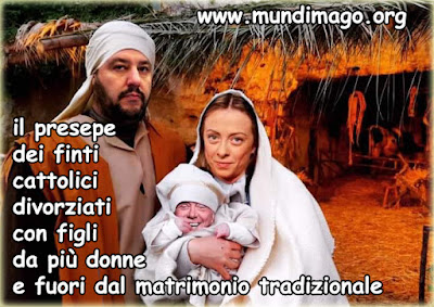 il #Presepe dei #PoliticiFintiCattolici