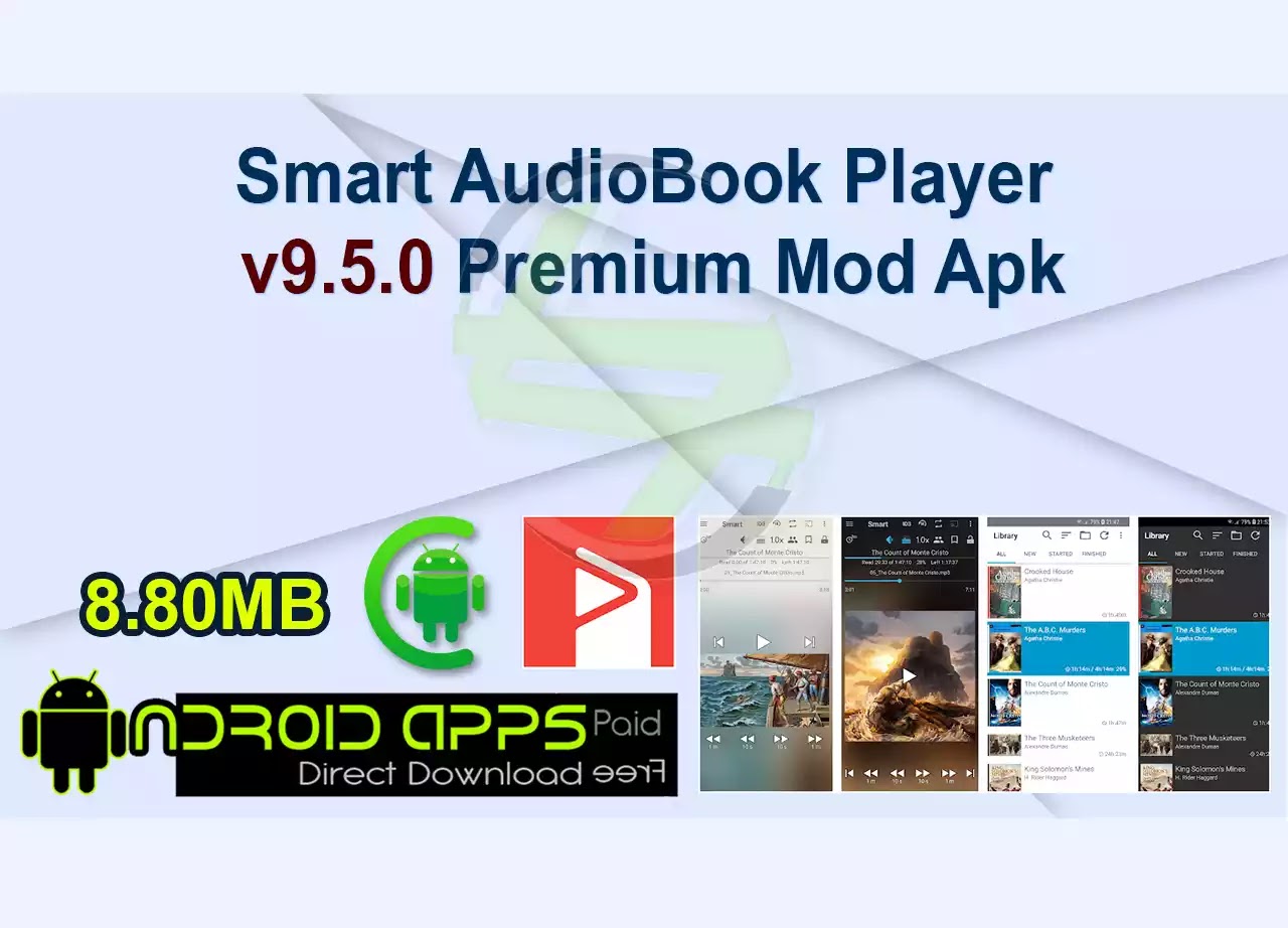 Smart AudioBook Player v9.5.0 Premium Mod Apk