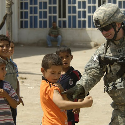 Young Iraqi boy's tattoo