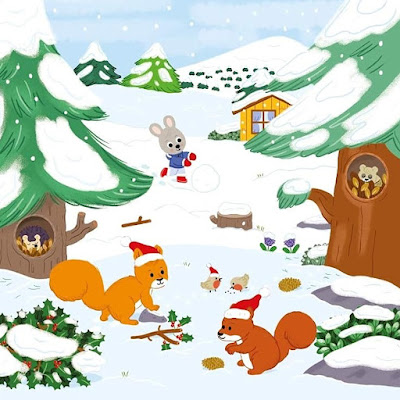 Timoté et le Noël magique livre pour enfant sur Noël, l'hiver, le rêve, les animaux demassonaud et Combes Editions Grund
