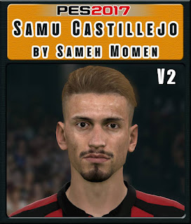 PES 2017 Faces Samu Castillejo by Sameh Momen