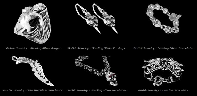 Gothic and Dark Jewelry