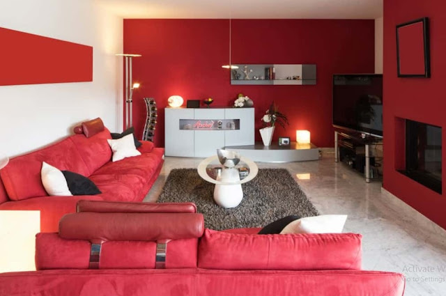 Red Living Room Decor