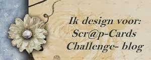 Ik kijk terug op een fijne tijd als DT lid bij het Scr@p-Cards Challengeblog!