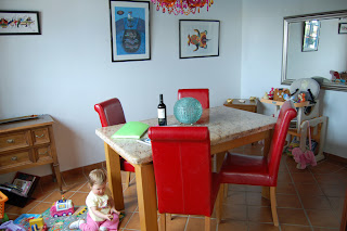 The Dining Room - You can see the highchair at the back