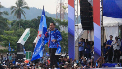 AHY KAMPANYE DI MOROWALI,  Ajak Masyarakat Menangkan Prabowo-Gibran Hingga Do'akan Anwar Hafid Maju Cagub