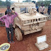 Creative! Meet The Young African Who Invented A Land-Rover And A Laptop From Wood (Photo)