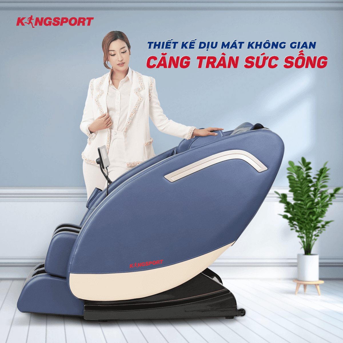 GHẾ MASSAGE KINGSPORT G74