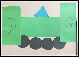 photo of: Geometric Shapes in Preschool Art at RainbowsWithinReach