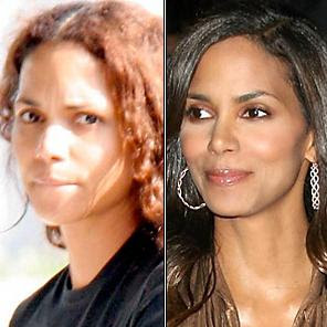 celebrities without makeup Halle Berry