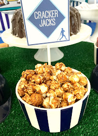 Baseball themed party-- Cracker Jacks