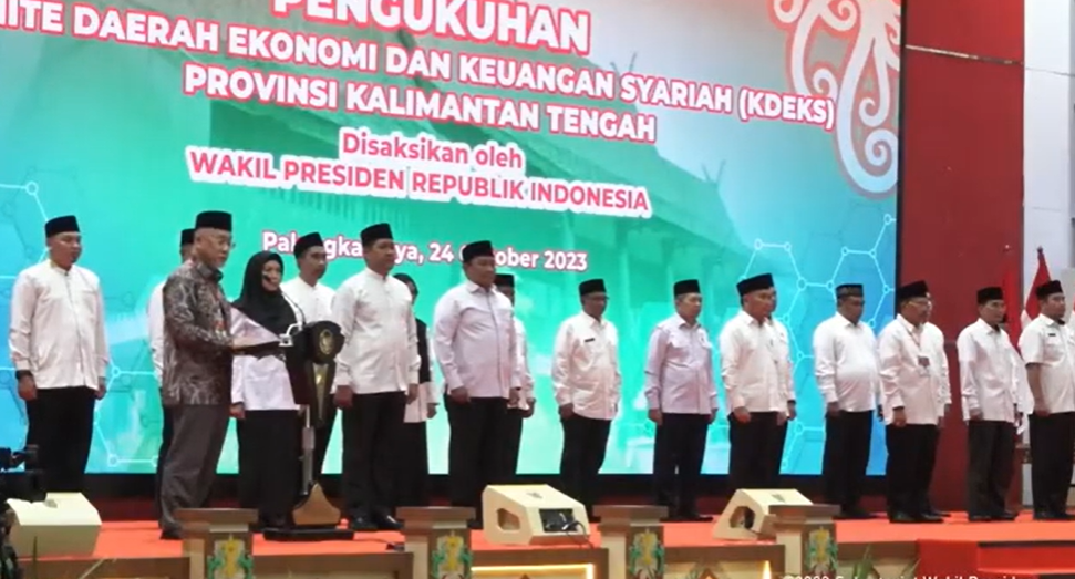 Pengukuhan KDEKS Kalimantan Tengah, Wapres Ma'ruf Amin