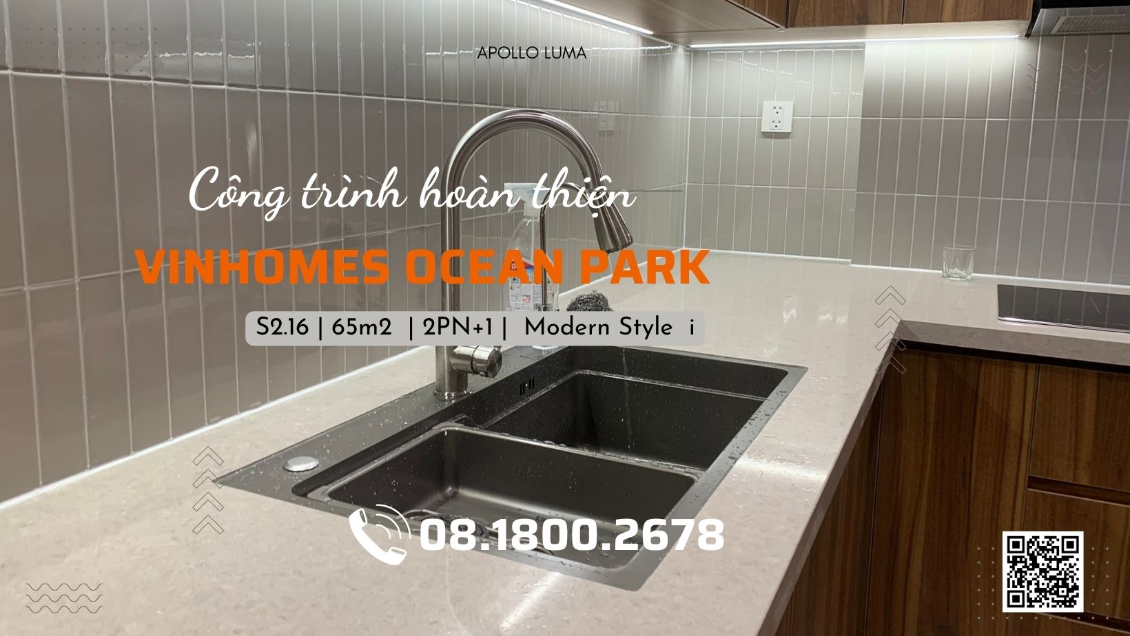 Hoàn thiện nội thất căn hộ 65m2 tòa S2.16 Vinhomes Ocean Park Gia Lâm