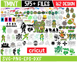 Ninja Turtles mega big bundle svg png clipart vector Cricut Cut Files Silhouette