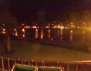across the river