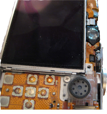 canon sd powershot cracked lcd repair