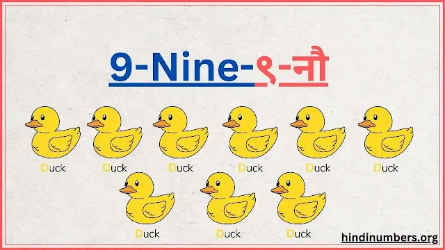 hindi numbers 1 to 10