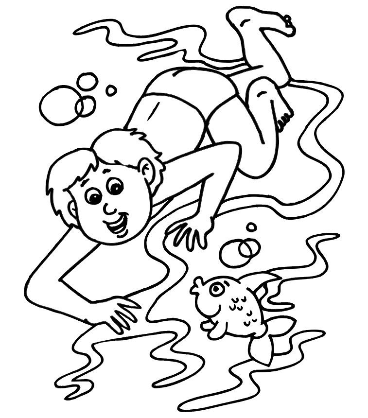 Summertime Coloring Pages 7