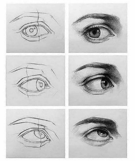 como dibujar ojos de hombre, como dibujar ojos de mujer, como dibujar ojos realistas