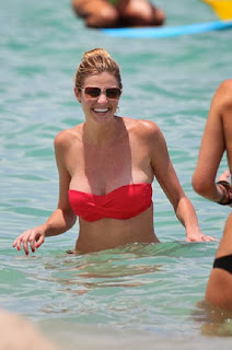 Erin Andrews Red Bikini Miami