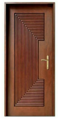 model pintu minimalis kayu jati