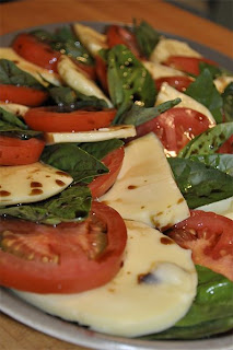 Picture of insalata caprese (caprese salad) from wikipedia