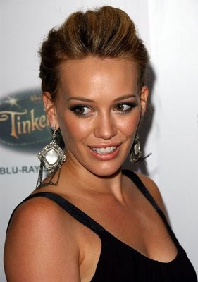 Hilary Duff Updo Hairstyle