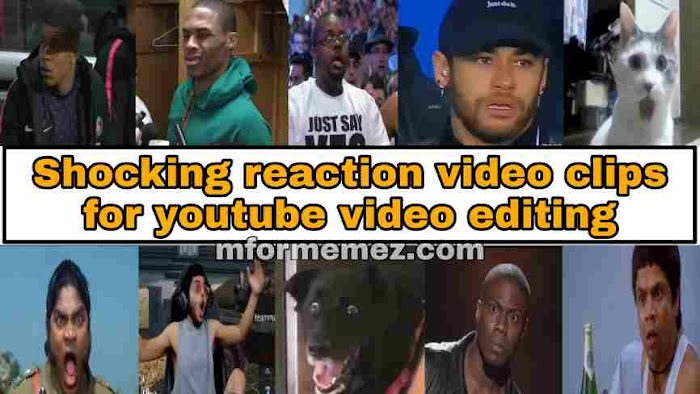 Shocking reaction video clips for youtube video editing | Shocking reaction memes video download