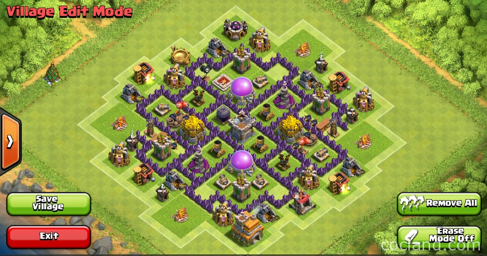 Gambar Base COC TH 7 Terbaik dan Terkuat | Game Faceb   ook