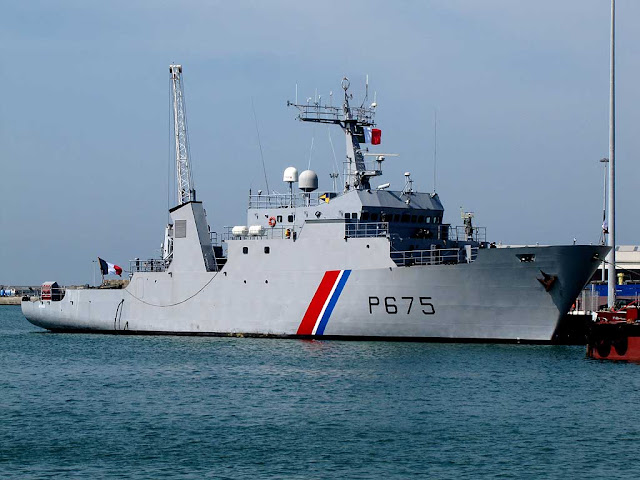 French Patrol boat P675 Arago, Livorno