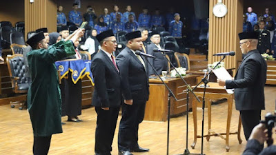 DPRD Kota Bandung Gelar PAW, Resmi Dang Hery Mukti dan Mohamad Firaldi Akbar Jadi Legislator