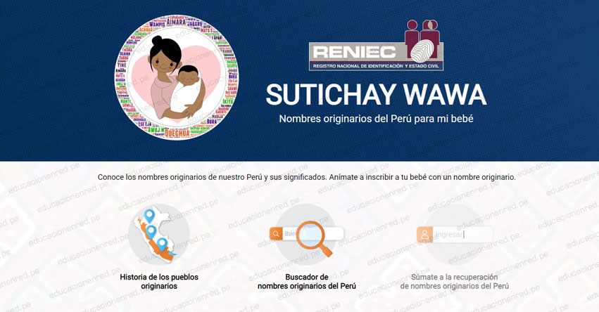 ¿PRÓXIMO A TENER UN BEBÉ? Sutichay Wawa es el aplicativo del RENIEC que te ayudará a poner un nombre originario del Perú al recién nacido