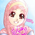 Download Gambar Kartun Hijab Cantik