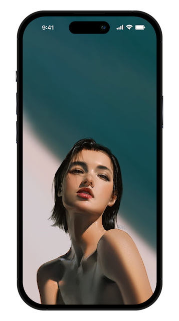 HD Wallpaper iPhone - beautiful girl