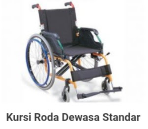 Jual Alat Kesehatan Medis kursi roda standar