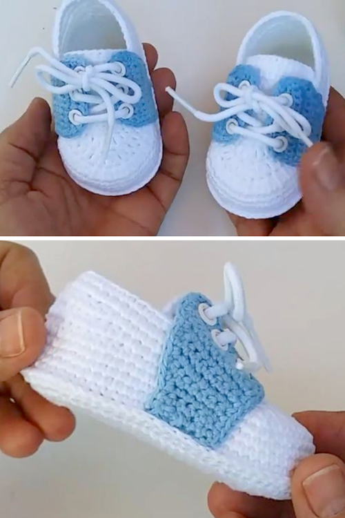 DIY Crochet Baby Shoes - Tutorial