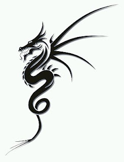 Tatoos y Tatuajes de Dragones en Blanco y Negro, parte 1