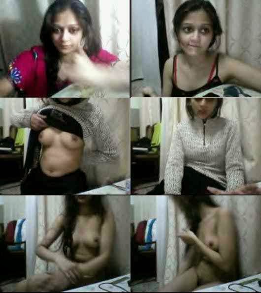 Indian University Girl Showing Tits Boobs on Webcam Sex For Her Lover