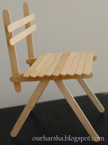 Popsicle sticks Chair (4)