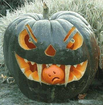 funny pumpkin carving