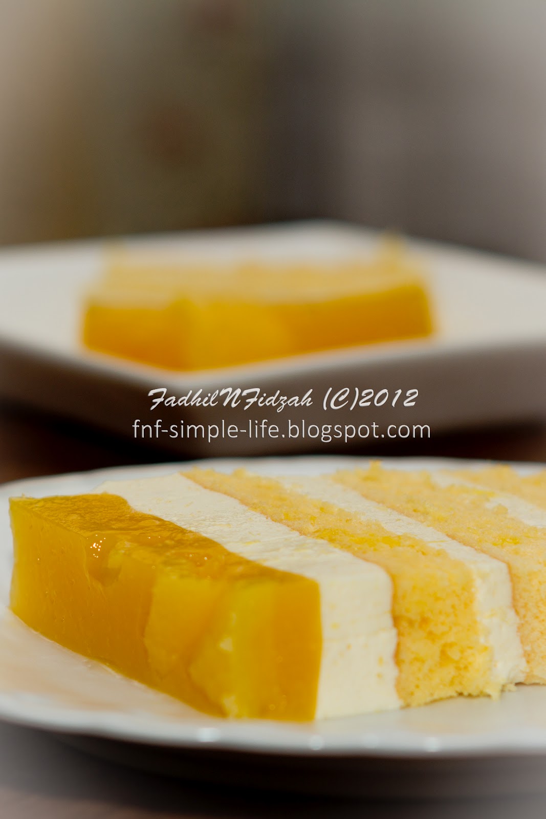 FnF Simple Life: Mango mousse cake  donut untuk 