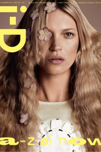 Kate Moss Covers i-D Magazine's 2013