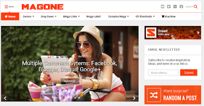 magone news and magazine blogger template full header image