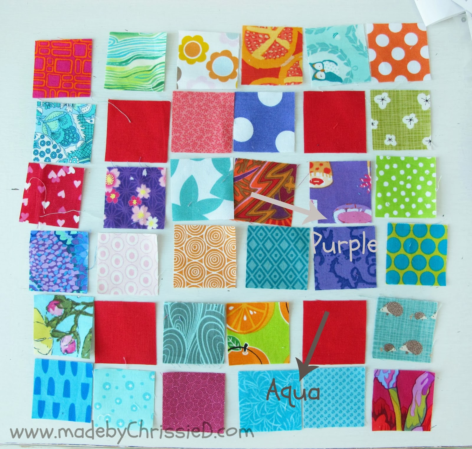 Easy Scrappy Nine Patches Tute by www.madebyChrissieD.com