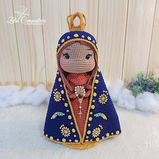 Nossa Senhora Aparecida em amigurumi!