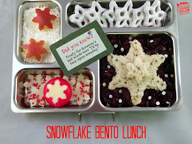 Christmas Snowflake Bento Lunch