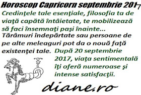 Horoscop septembrie 2017 Capricorn 