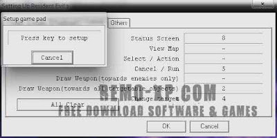 setting joystik resident evil
