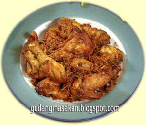 Resep Masakan Ayam Goreng Lengkuas